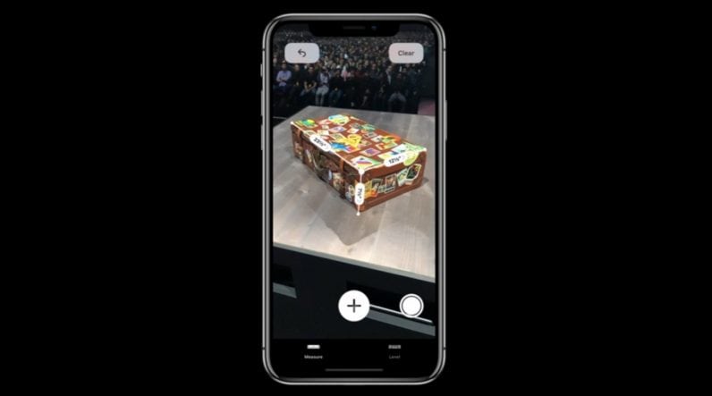 Measure ، آبل ، iOS 12 ، الواقع المعزز ، arkit 2