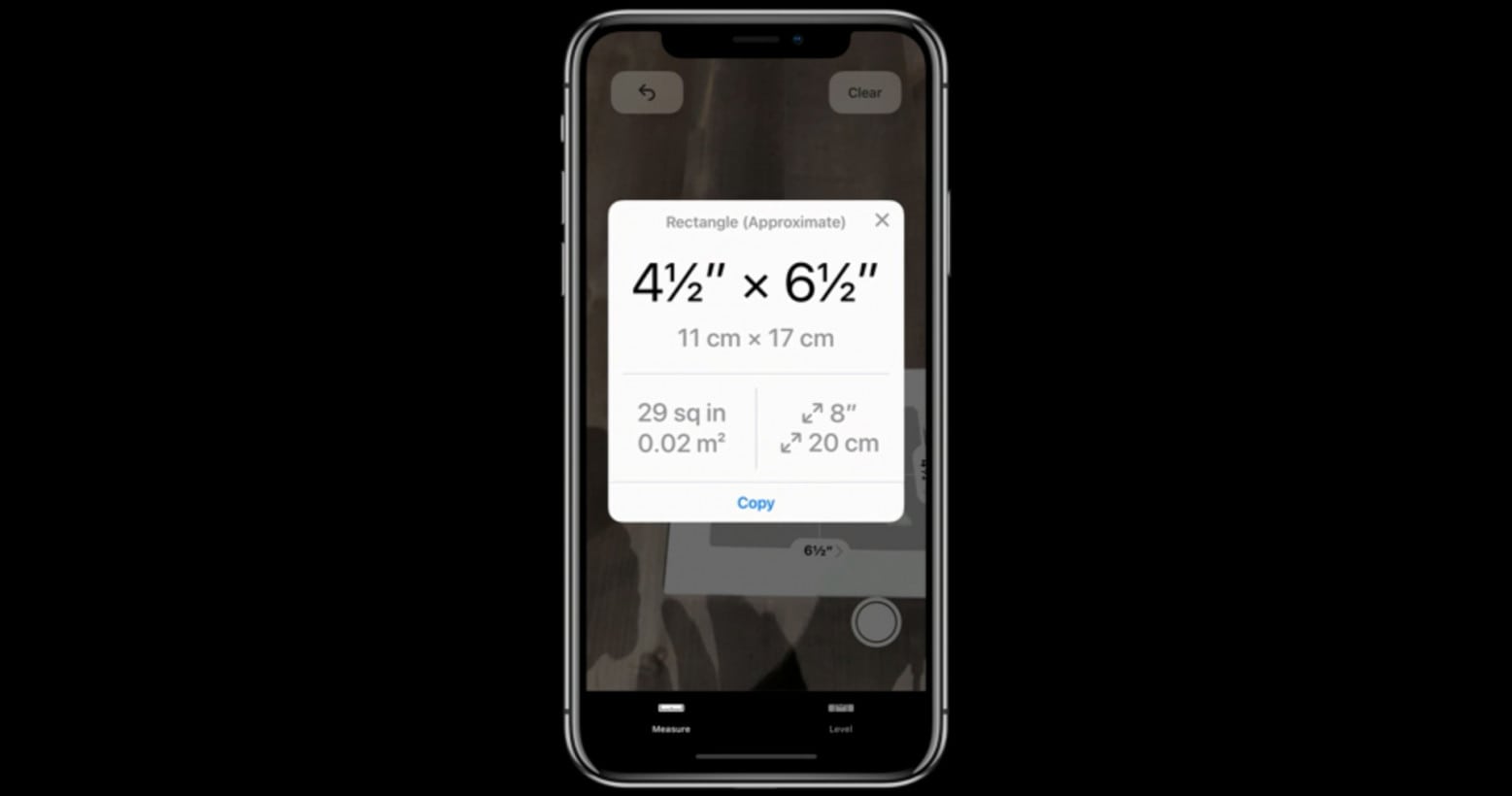 Measure ، آبل ، iOS 12 ، الواقع المعزز ، arkit 2
