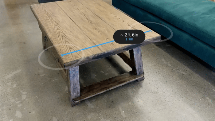 جوجل تطلق تطبيق القياس الخاص بها بإستخدام تكنولوجيا الواقع المعزز Google Measure ـ تطبيق القياس ، تطبيق جوجل للقياس