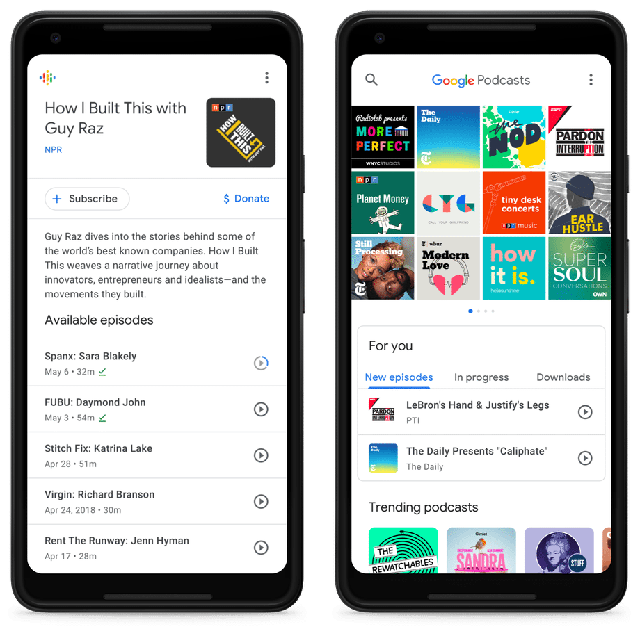 Google Podcasts ، جوجل بودكاست ، Podcast
