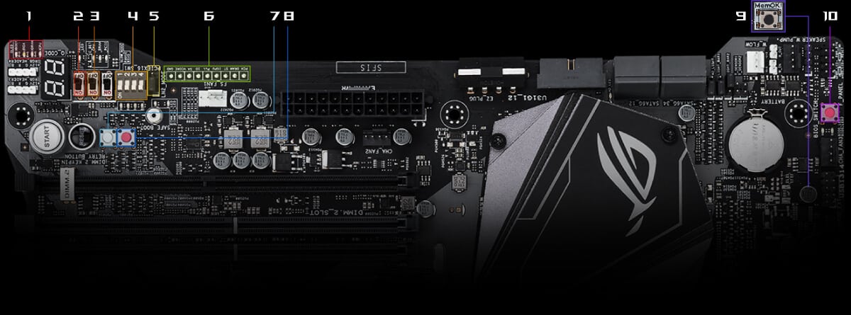 ASUS ROG OVERCLOCKING MOTHERBOAED