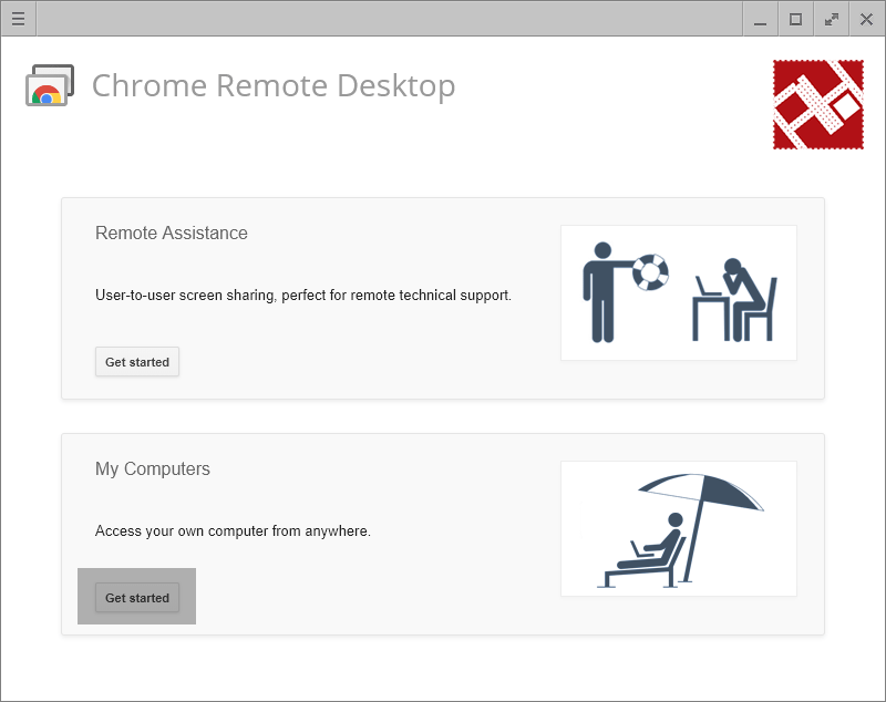 تطبيق Chrome Remote Desktop