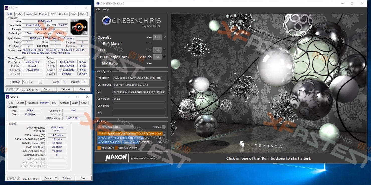 AMD تسريب لكامل اداء معالجاتها المنتظرة 2500X و 2300X