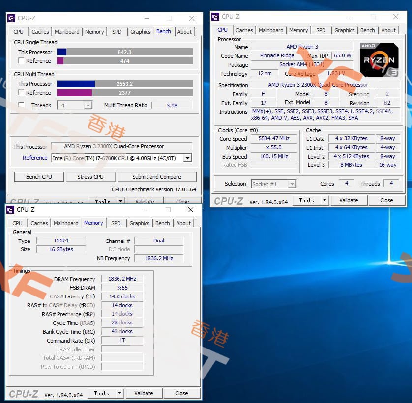 AMD تسريب لكامل اداء معالجاتها المنتظرة 2500X و 2300X