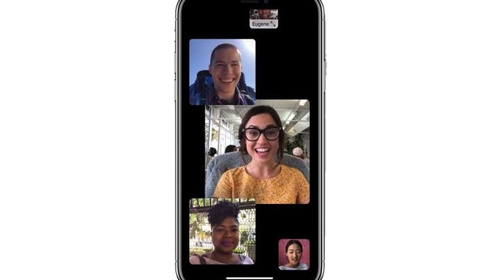group facetime in IOS12