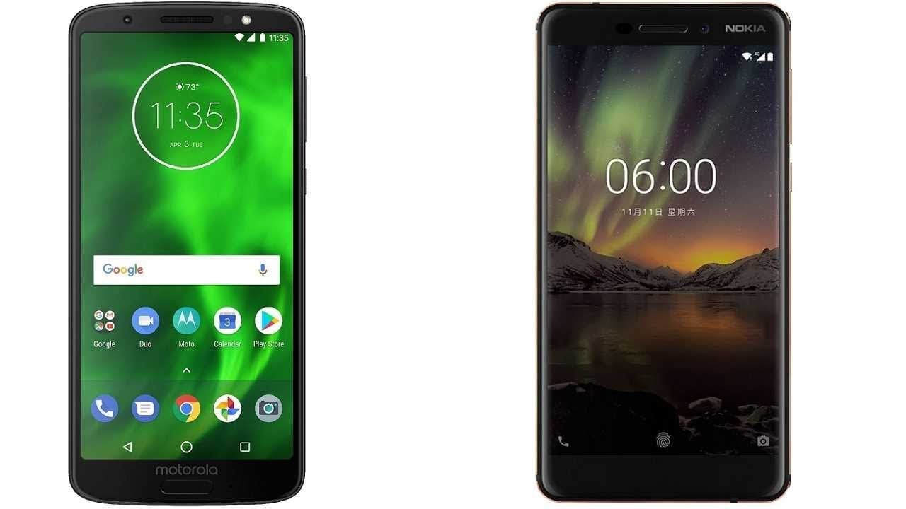 أيهما الأفضل Nokia 6.1 أم Moto G6 Plus ؟ | مقارنة بين الهاتفين