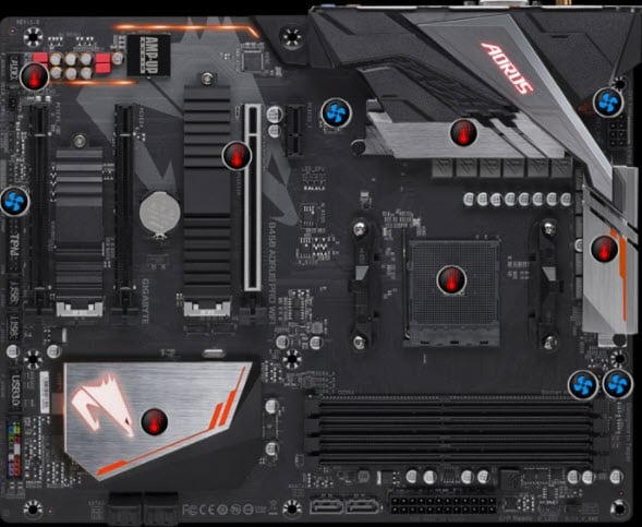 AORUS B450 جيجابايت تعلن عن سلسلة لوحاتها الرئيسية الجديدة