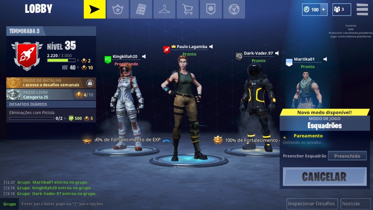 الأجهزة التي تدعم تشغيل لعبة فورتنايت