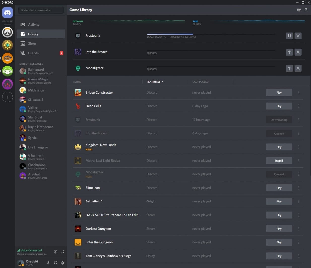 discord library