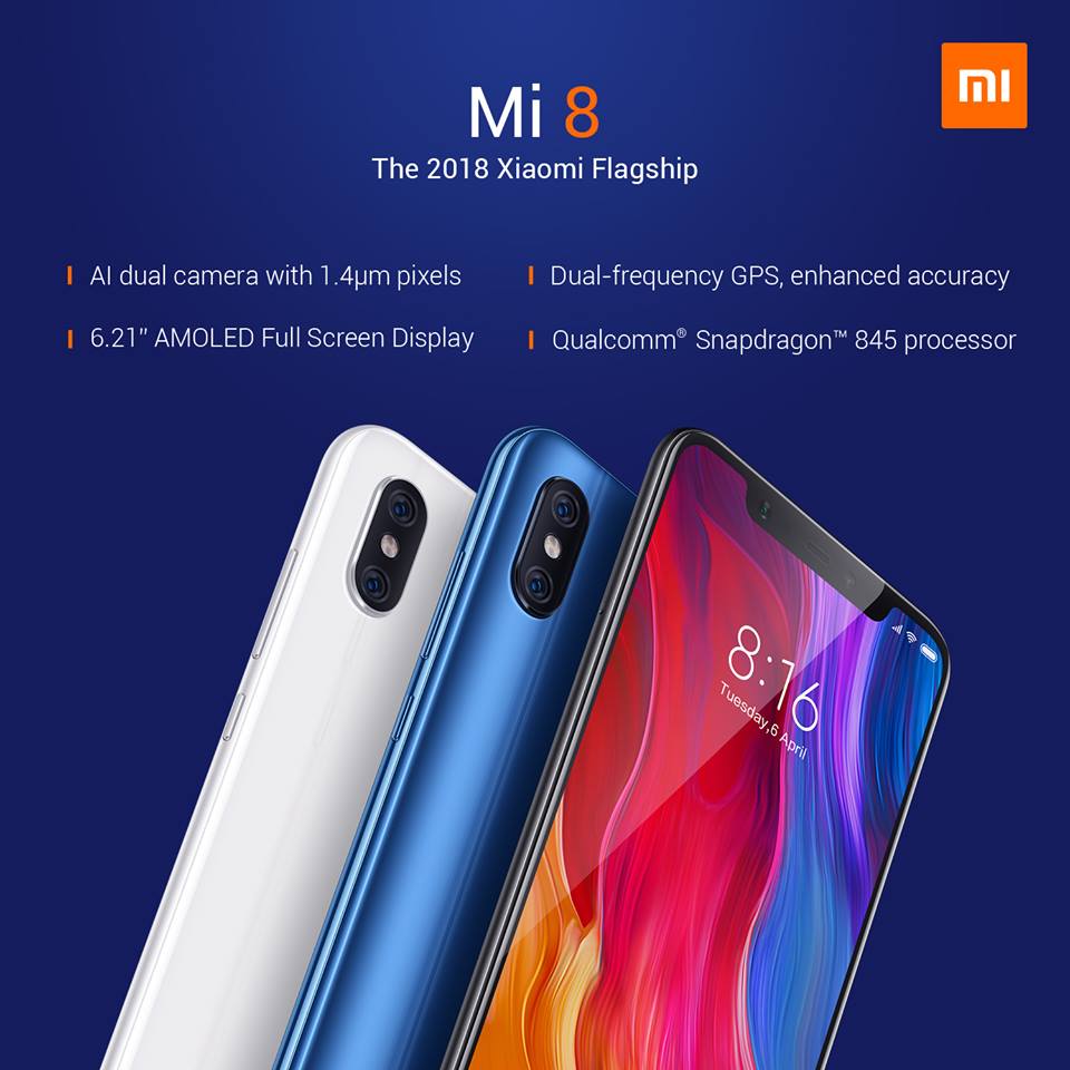 Xiaomi Mi 8 ، شاومي مصر ، شاومي Mi 8 ، شاومي مي 8