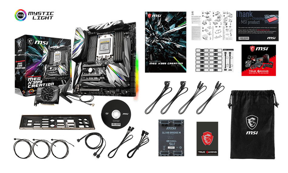 MSI تعلن عن لوحات MEG X399 Creation الاكثر تشويقاً لتشغيل Threadripper MSI تعلن عن لوحات MEG X399 Creation الاكثر تشويقاً لتشغيل Threadripper
