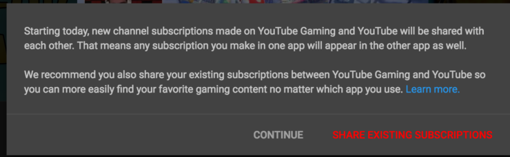 YouTube Gaming