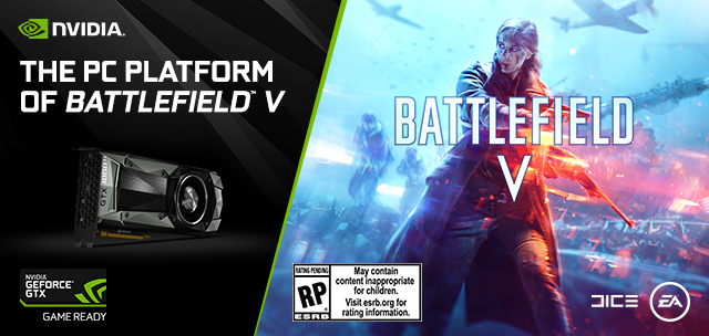 هل مازالت بطاقات انفيديا GTX 10 قادرة على تشغيل لعبة Battlefield V؟