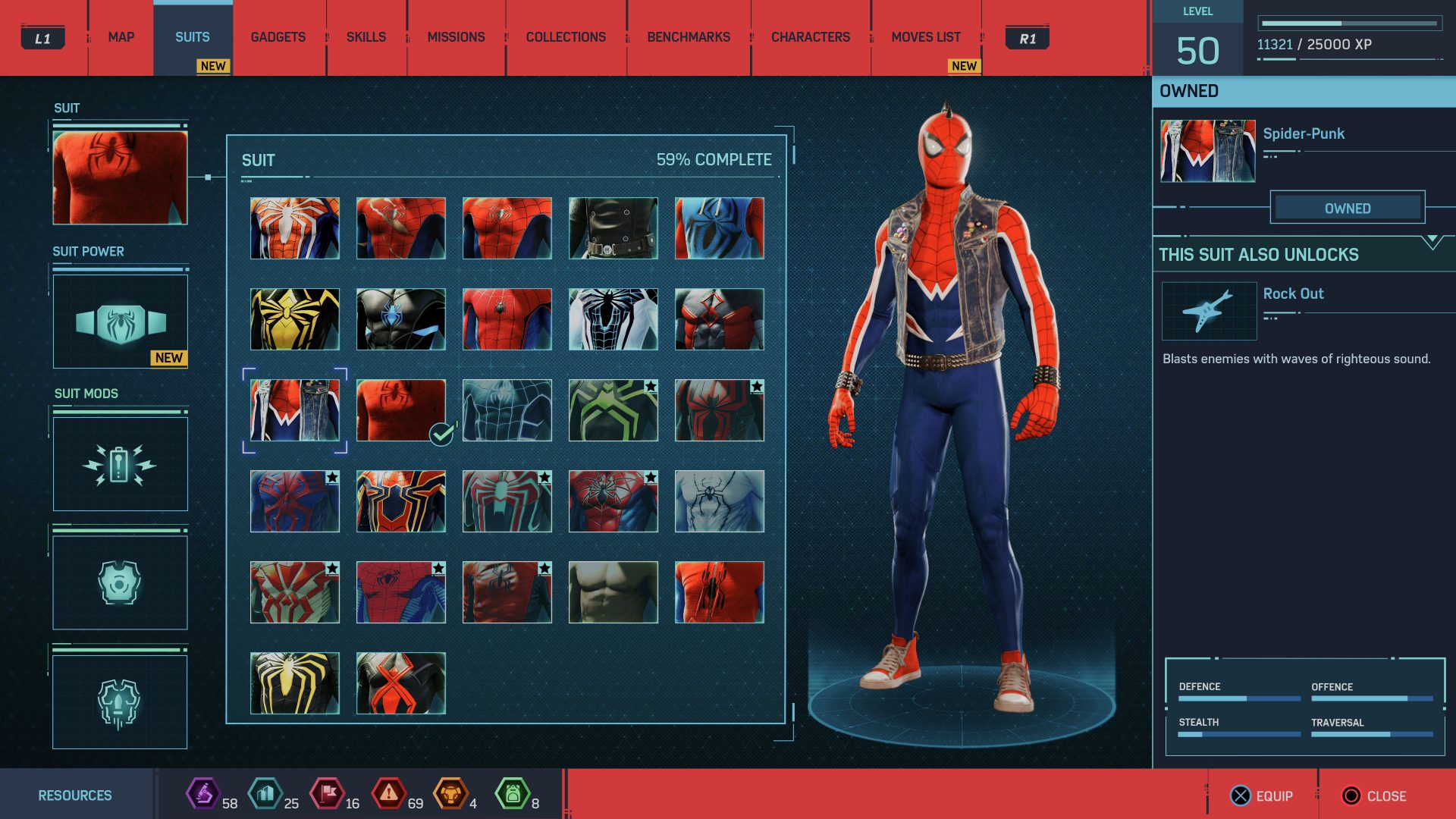 Spider Punk Suit