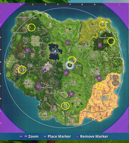Fortnite Season 6 challenges Shooting Gallery