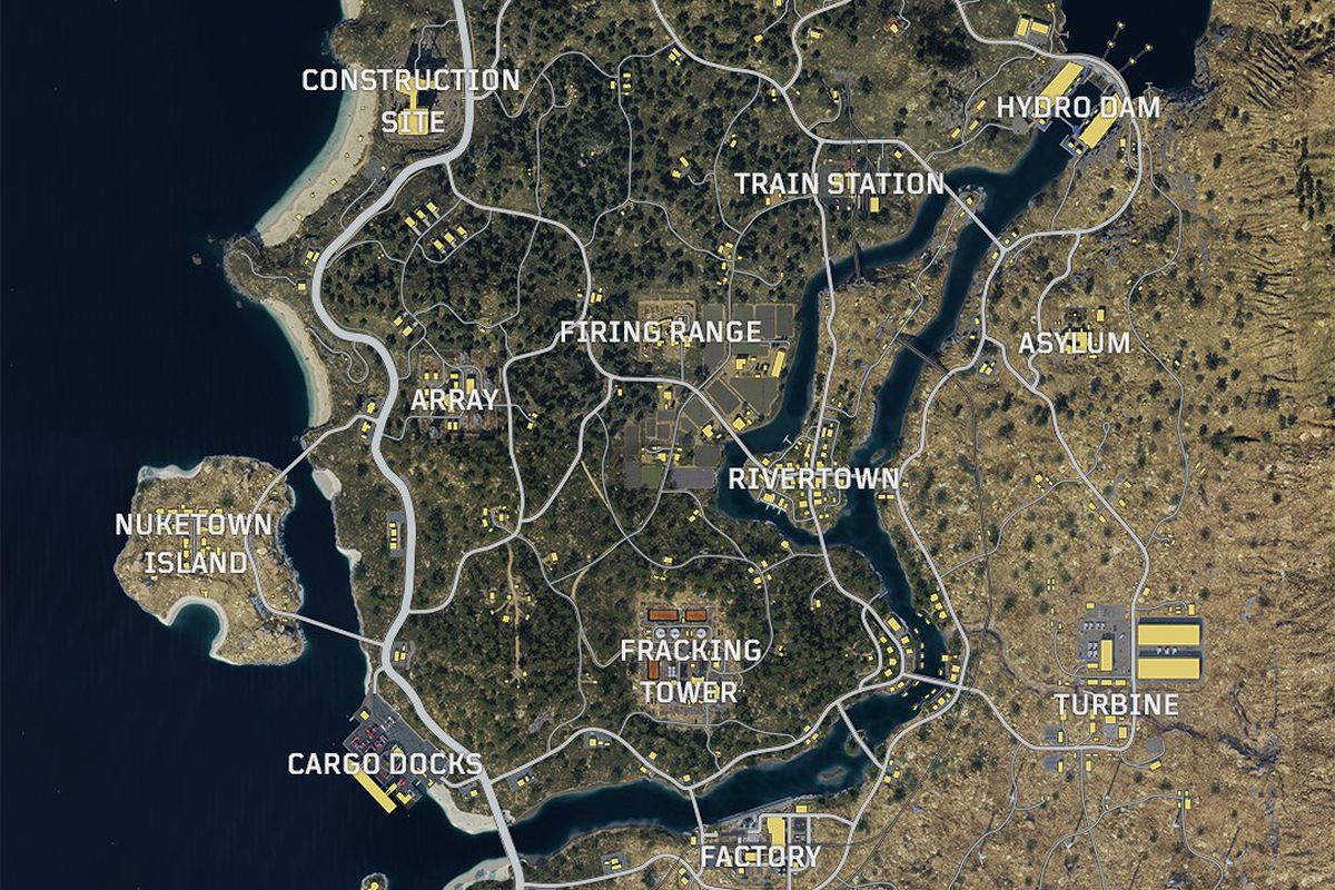 Call of Duty Black Ops 4 Treyarch Blackout Map