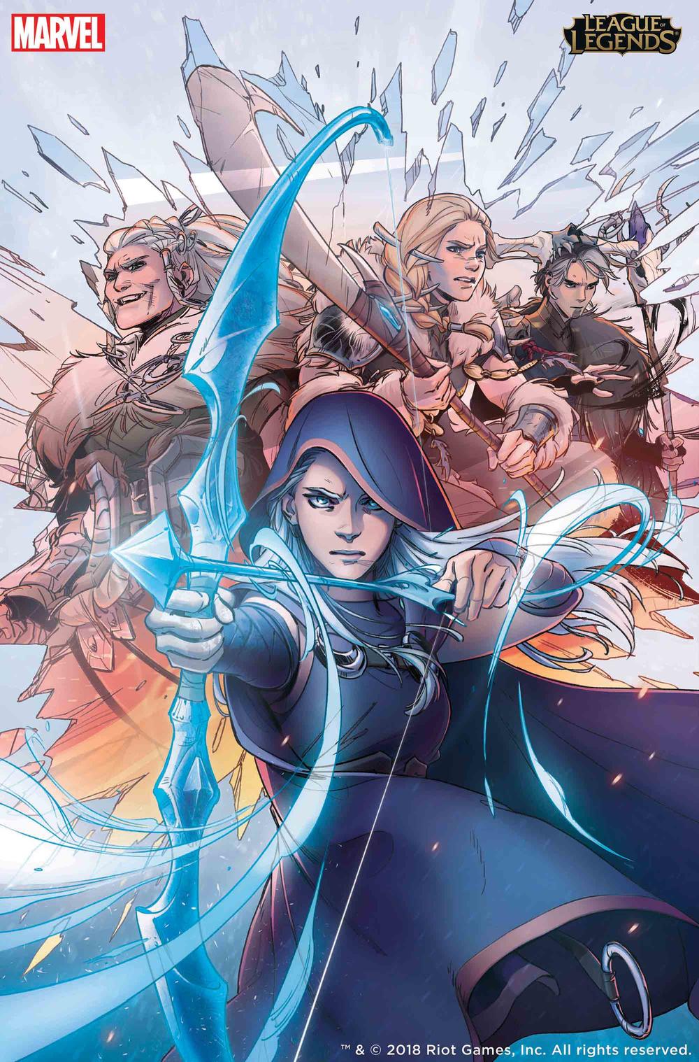 Marvel League of Legends Comics Ashe Riot Games