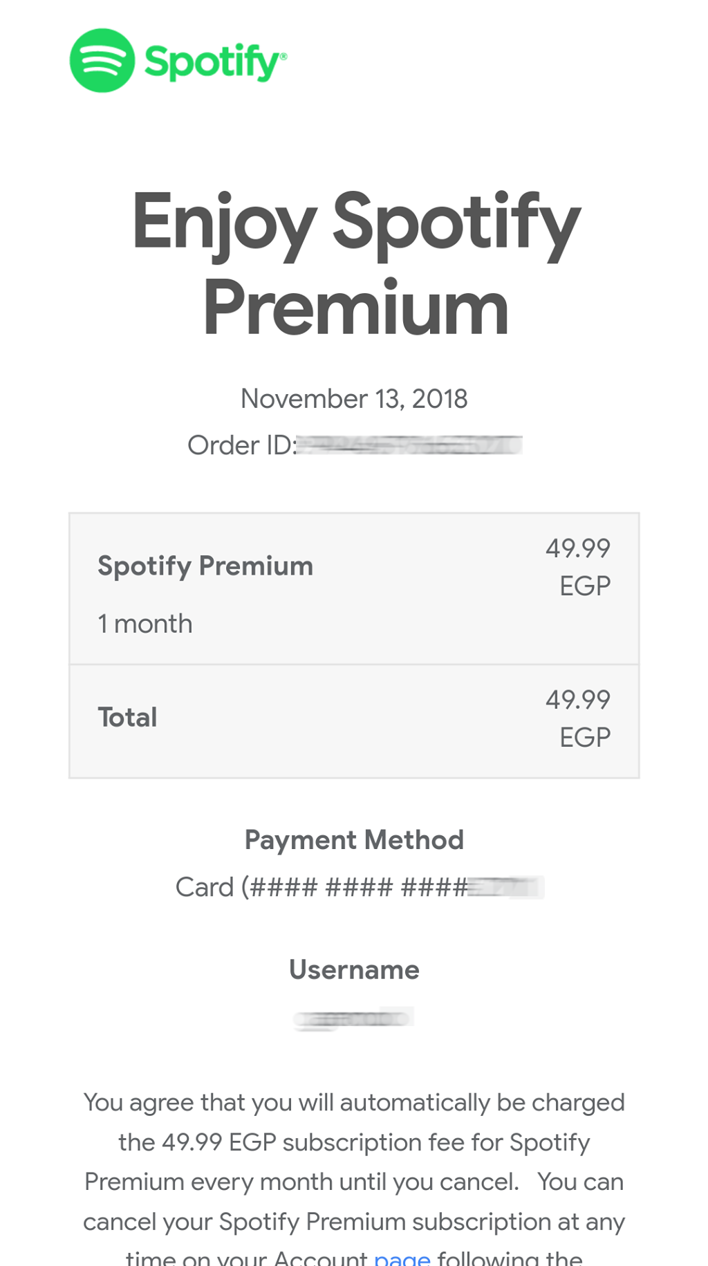 تكلفة Spotify Premium في مصر