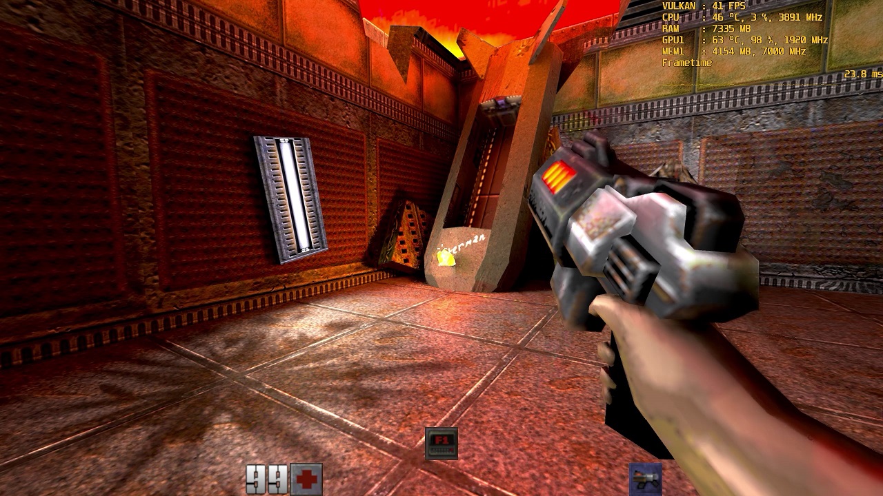 التحليل الرسومي لمؤثرات RTX في لعبة Quake 2، نقلة رسومية هائلة في كل شئ! التحليل الرسومي لمؤثرات RTX في لعبة Quake 2، نقلة رسومية هائلة في كل شئ!