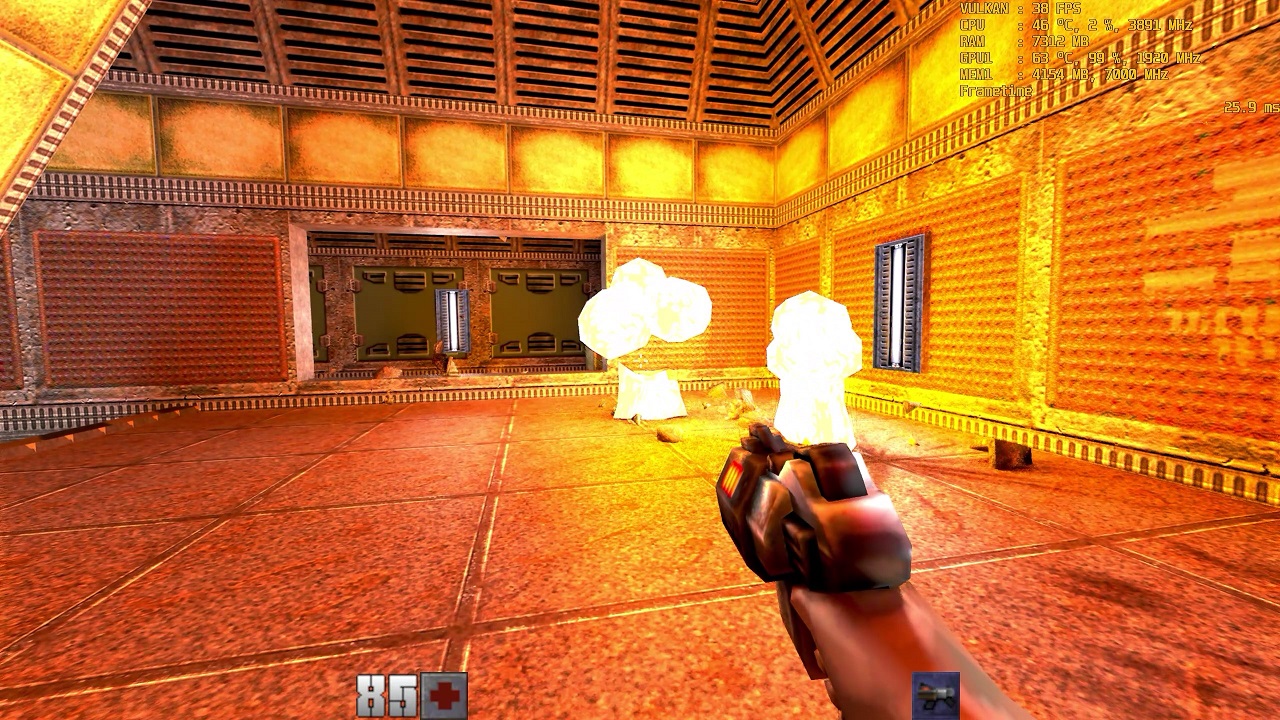 التحليل الرسومي لمؤثرات RTX في لعبة Quake 2، نقلة رسومية هائلة في كل شئ! التحليل الرسومي لمؤثرات RTX في لعبة Quake 2، نقلة رسومية هائلة في كل شئ!