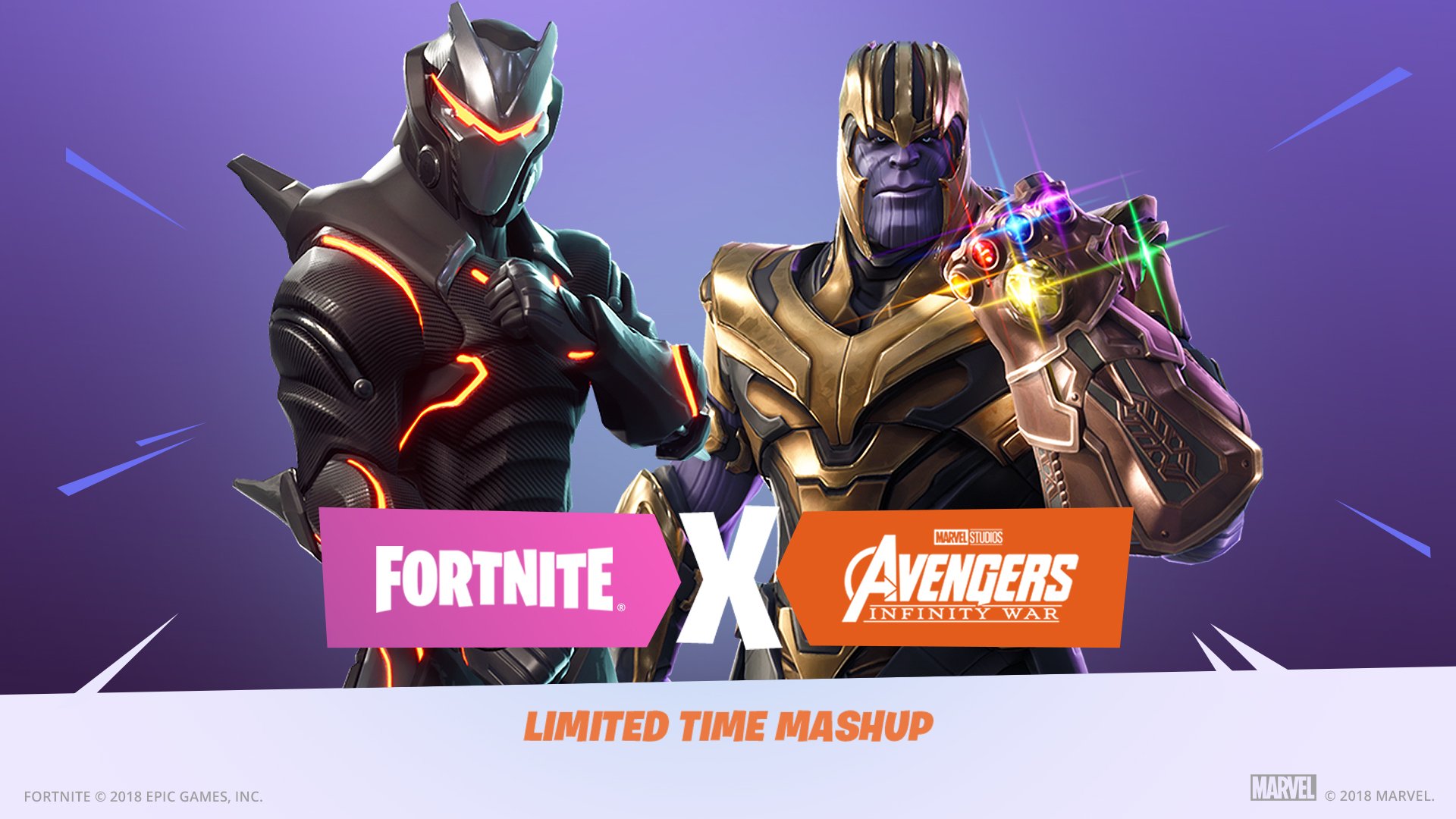 Fortnite Thanos Infinity War PUBG
