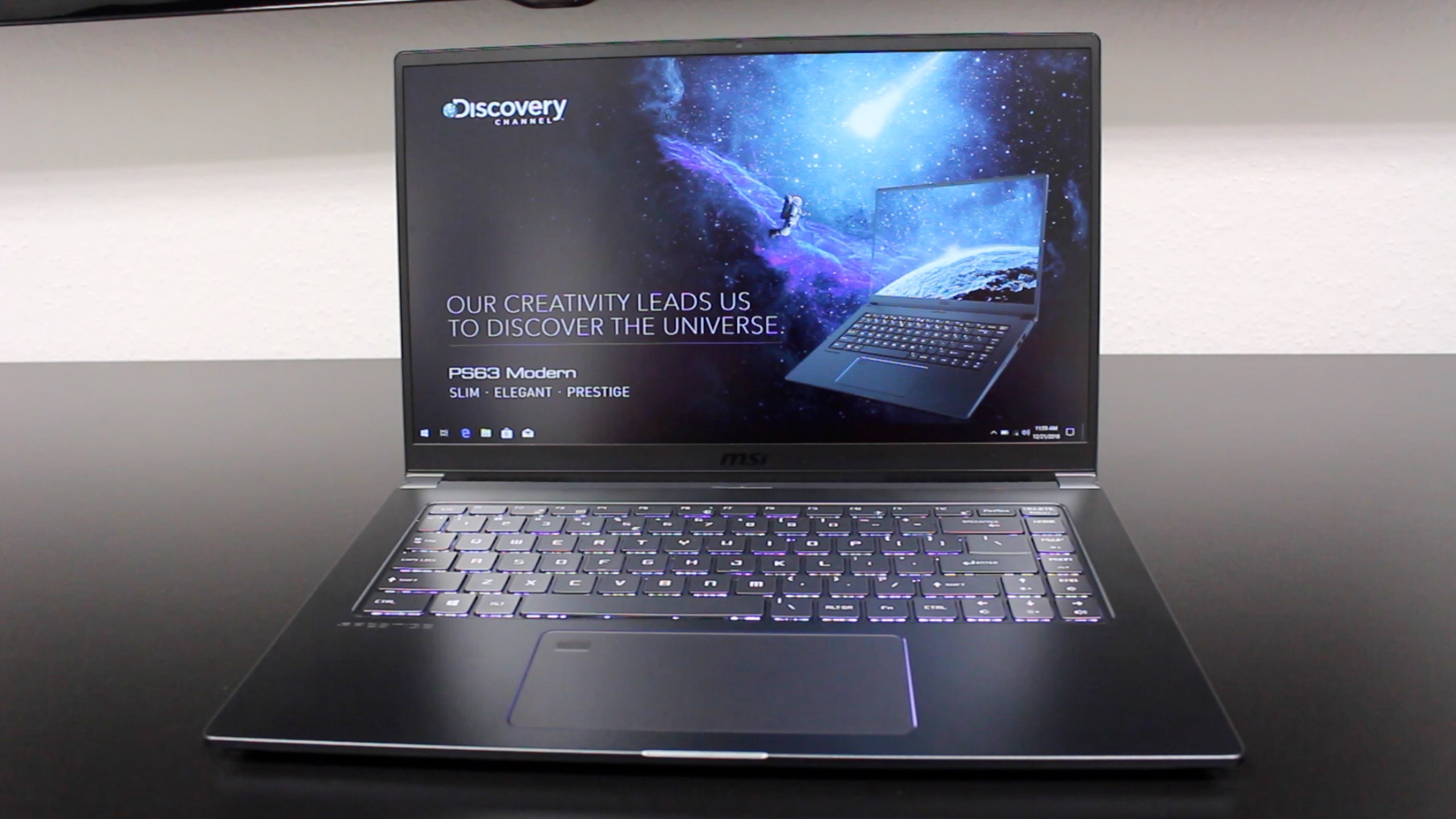 تعلن MSI عن لابتوب جيمنج RTX ومنتجاتها الحاصلة على جوائز في CES 2019 PS63 Modern Nvidia Geforce 1050