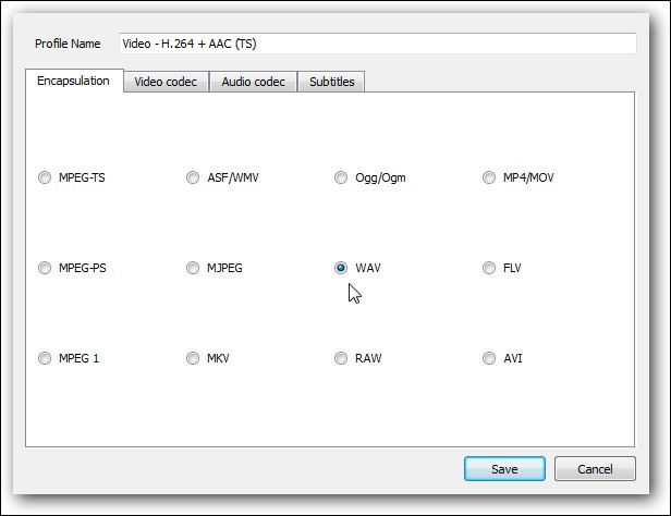 قُم باختيار WAV