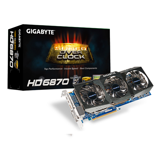 Gigabyte تطلق بطاقة HD 6870 SOC UDV+ مكسورة السرعة