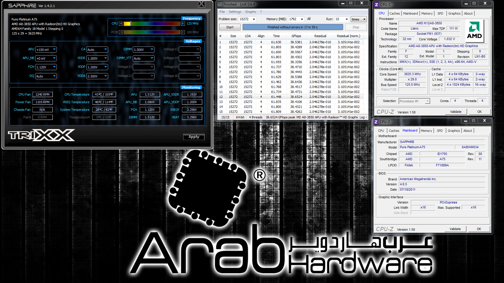 AMD A8-3850 Llano APU Review - Arabhardware