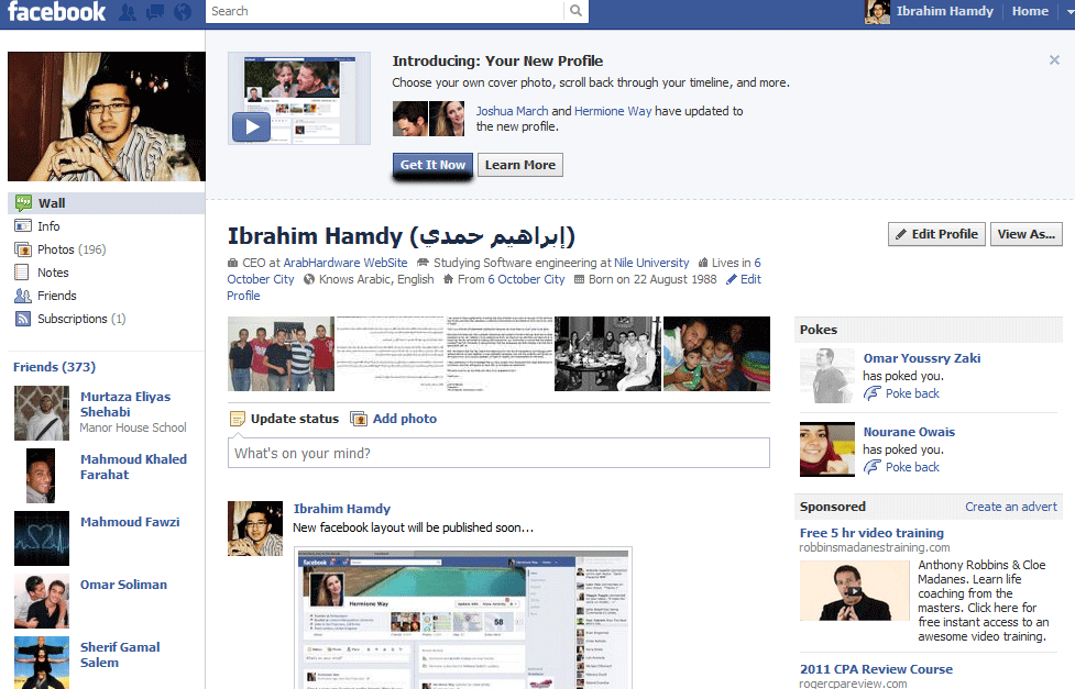 Facebook Timeline