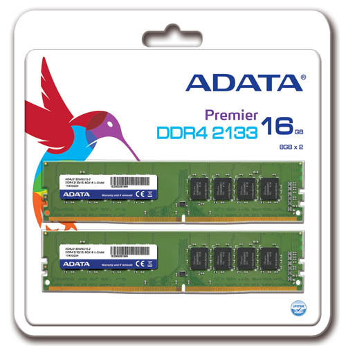 ADATA تطلق ذواكرها من الجيل الجديد Premier DDR4 2133MHz ADATA تطلق ذواكرها من الجيل الجديد Premier DDR4 2133MHz