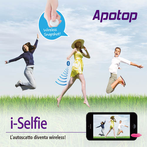 Apotop تقدم وحدة تحكم التقاط لاسلكية i-Selfie من أجل كاميرا iPhone Apotop تقدم وحدة تحكم التقاط لاسلكية i-Selfie من أجل كاميرا iPhone