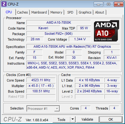 CPU Z OC