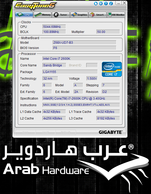 Gigabyte GA-Z68A-UD7-B3 Review - Arabhardware
