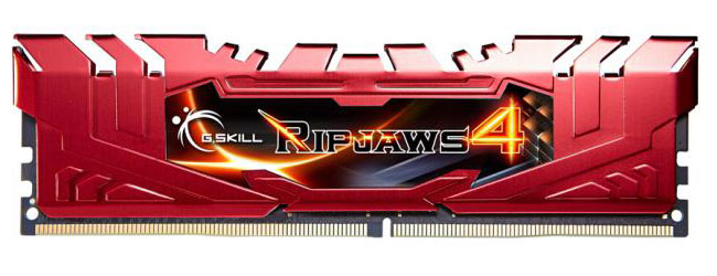 G.SKILL تقدم ذاكرتها الجديدة والمميزة Ripjaws 4 Series DDR4 G.SKILL تقدم ذاكرتها الجديدة والمميزة Ripjaws 4 Series DDR4