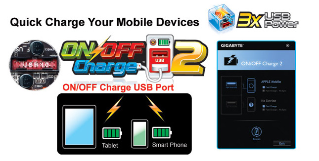  GIGABYTE On/Off Charge 2