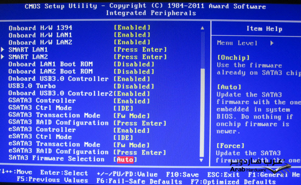 Gigabyte GA-Z68A-UD7-B3 Review - Arabhardware