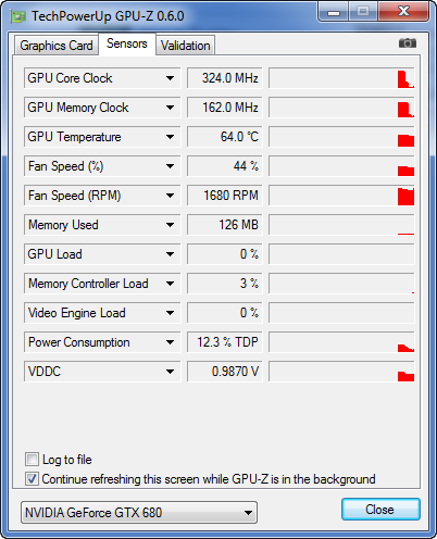 GPU-Z Sensors