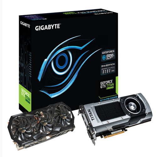 Gigabyte تقدم حلول إضافية لتبريد بطاقة GTX Titan Black مع مشتتها الإحترافي المميز الخاص WindForce 3X 600W Gigabyte تقدم حلول إضافية لتبريد بطاقة GTX Titan Black مع مشتتها الإحترافي المميز الخاص WindForce 3X 600W