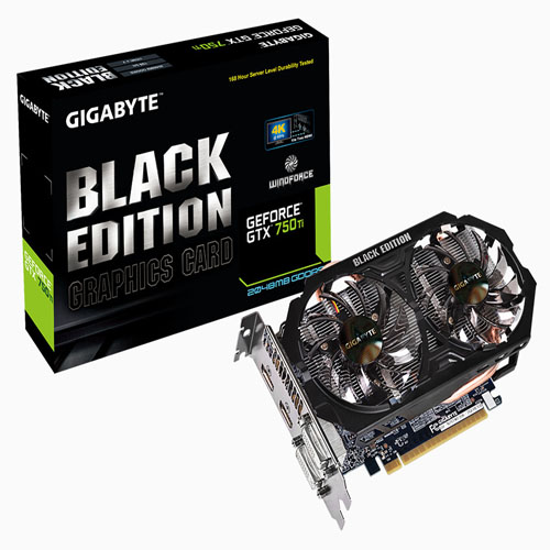 GiGabyte تستعد لطرح بطاقة GTX 750 Ti Black Edition GiGabyte تستعد لطرح بطاقة GTX 750 Ti Black Edition