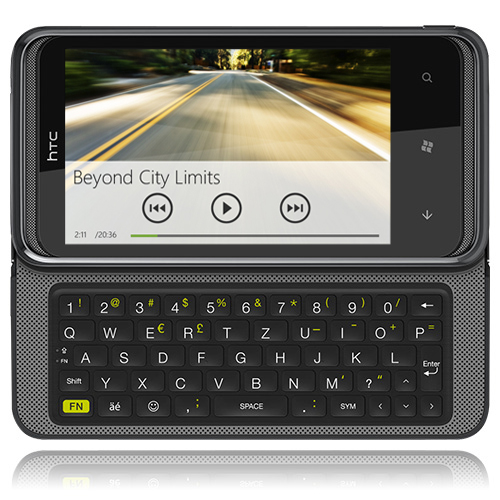 طرح موقع clove هاتف HTC 7 Pro للطلب المسبق