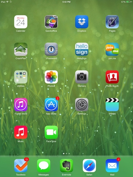 Homepage ipad
