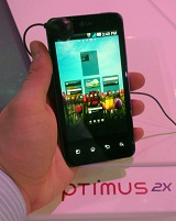 CES 2011: تم عرض جهاز LG Optimus 2X المزود بمعالج ثنائي Tegra 2