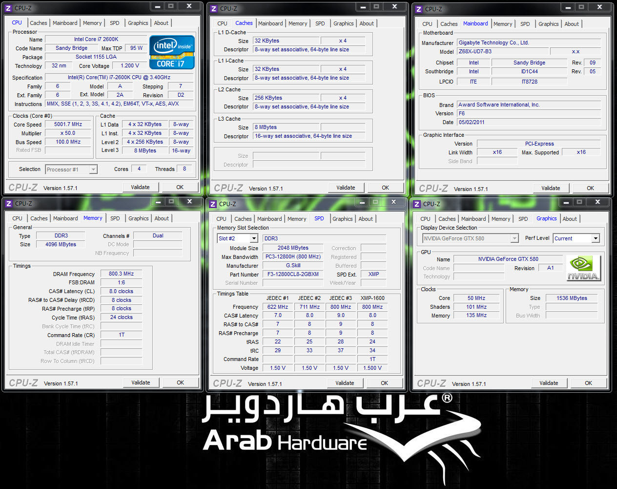 Gigabyte GA-Z68X-UD7-B3 Review - Arabhardware