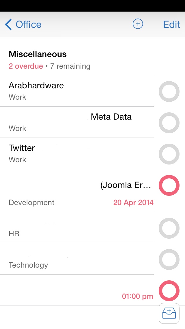 Omnifocus2-iPhoneProjectsScreen