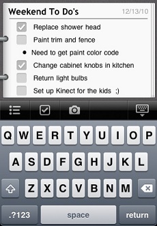 تطبيق Microsoft OneNote خاص لهواتف I-Phone