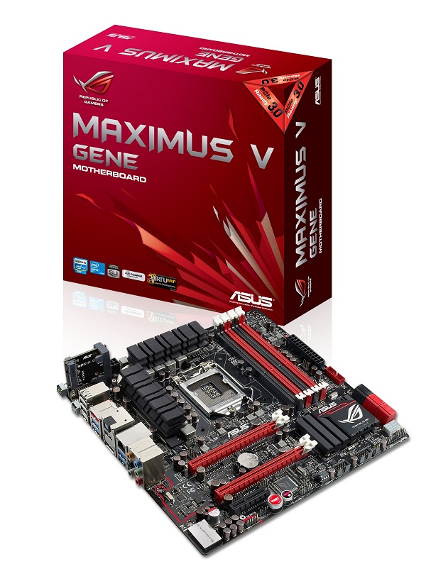 PR ASUS ROG Maximus V GENE GiftBox mPCIe combo