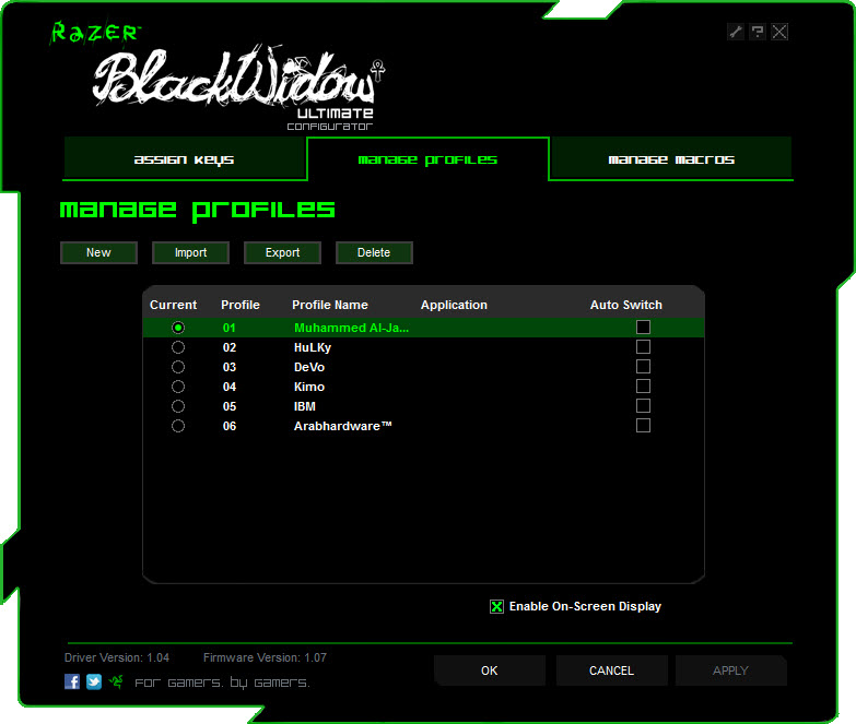 Razer Black Widow Ultimate Mechanical Keyboard Review- Arabhardware.net