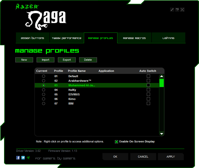 Razer Naga Molten Special Edition