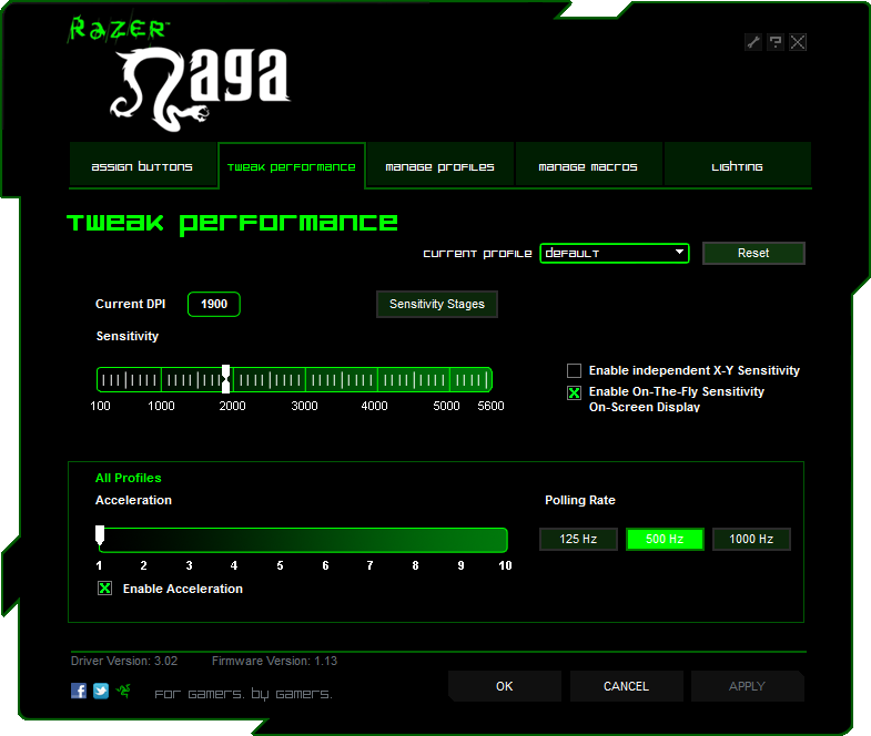 Razer Naga Molten Special Edition